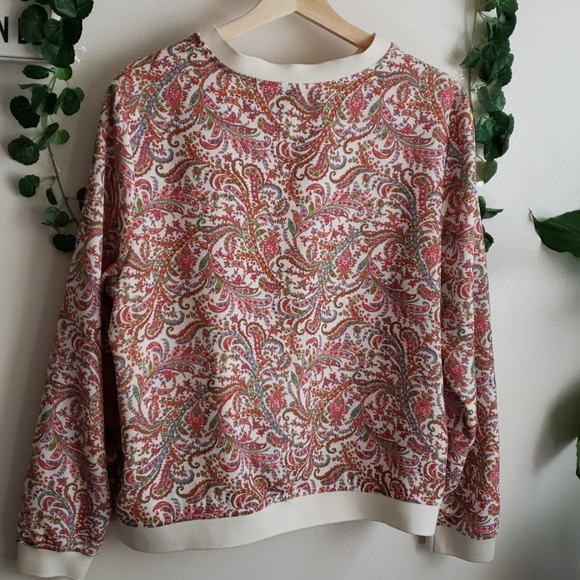 Nwot RuffHewn Floral Bomber Jacket - Picture 6 of 9